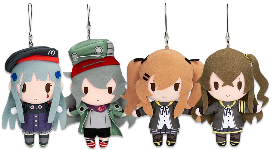 ミニぬいぐるみ404小隊　4体セット